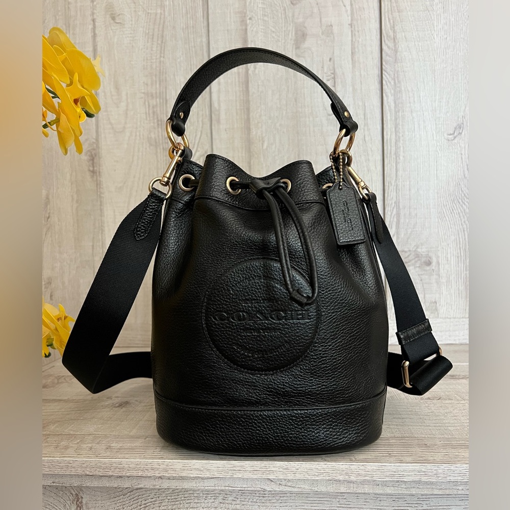 Coach Dempsey Drawstring Bucket Bag